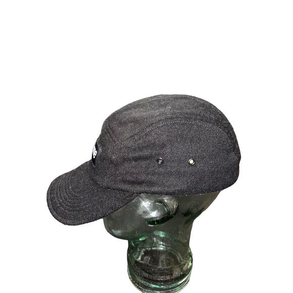 Supreme x Loro Piana Capolavoro Wool Camp Hat Cap Black Box Logo Adjustable Snap - Picture 2 of 7